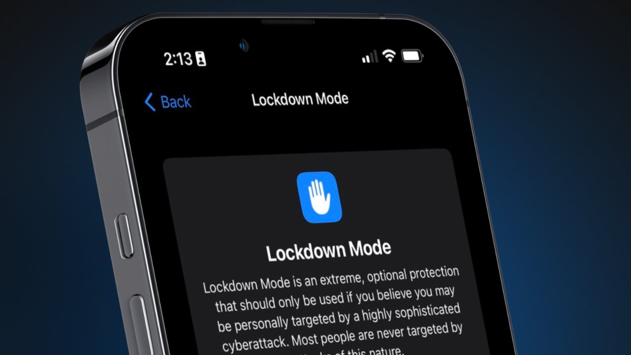 Apple spyware warning on iPhone