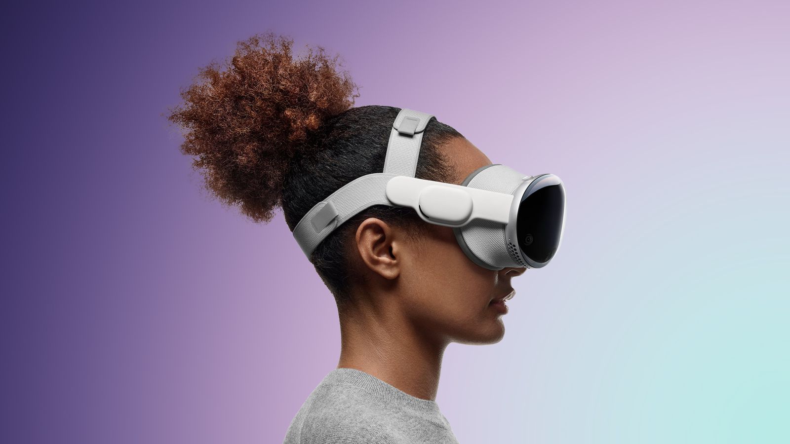 Apple Vision Pro eye scrolling