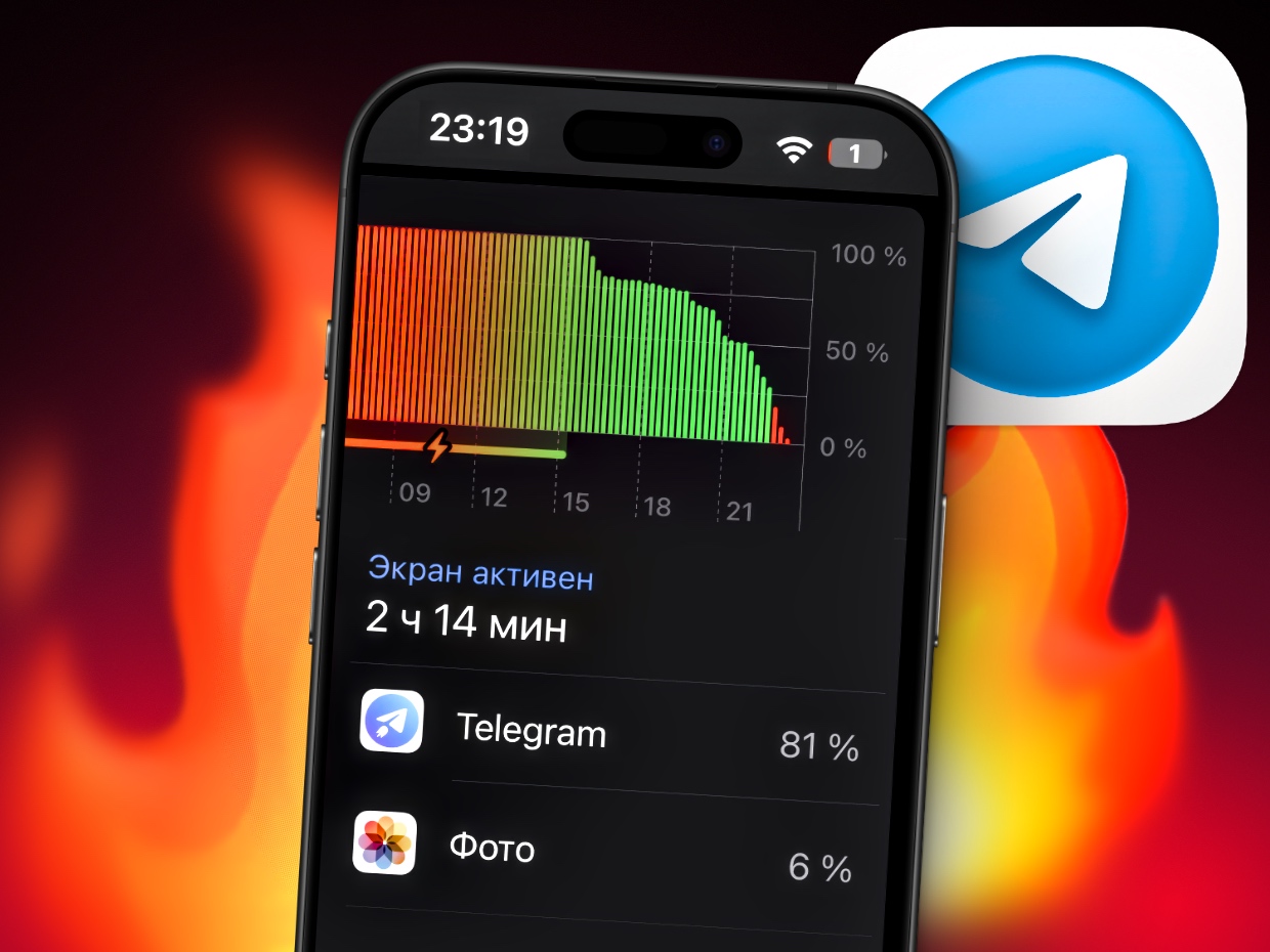 Telegram battery drain on iPhone 16 Pro