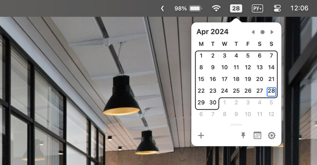 Free Mac apps: Itsycal calendar and Ice menu bar