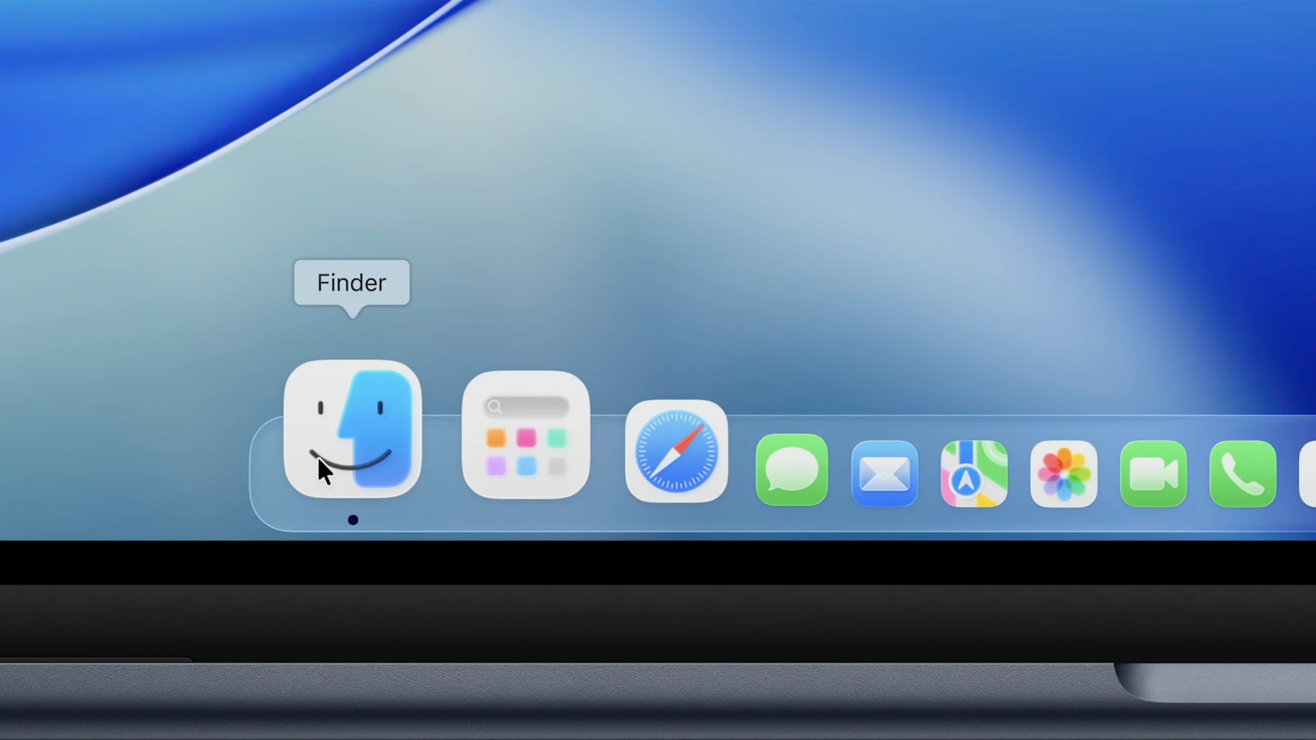 macOS Finder Liquid Glass icon