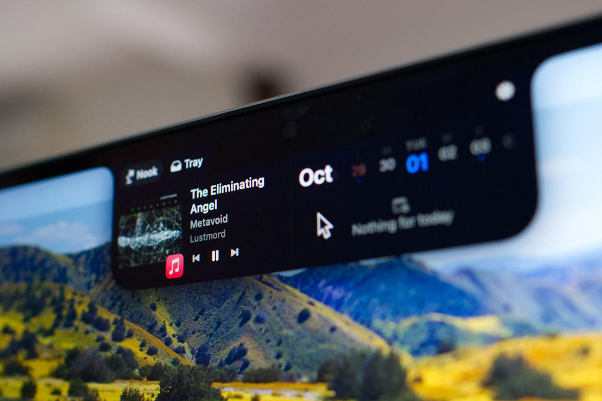 Boring Notch MacBook app