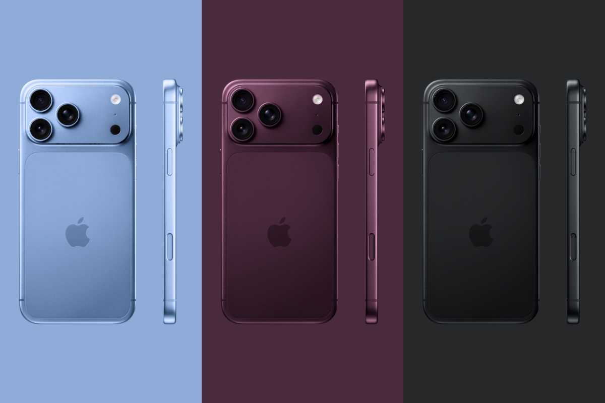 iPhone 18 Pro color options mockup