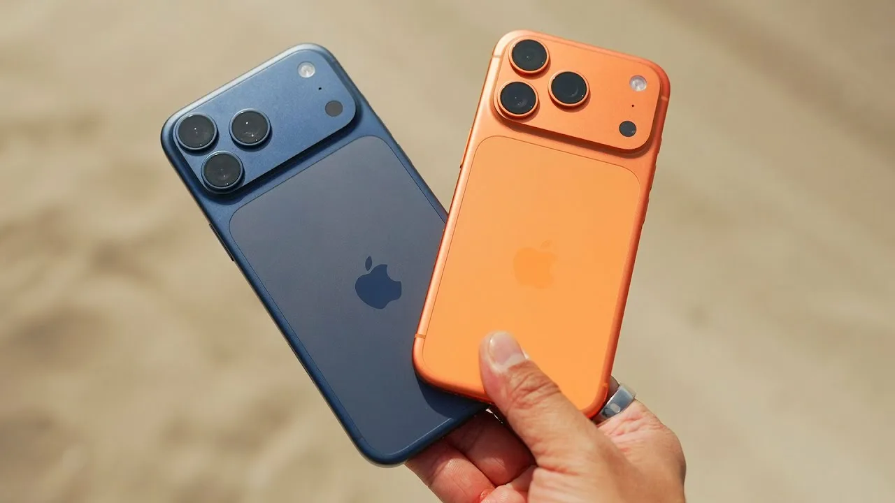 iPhone 17 Pro Max device