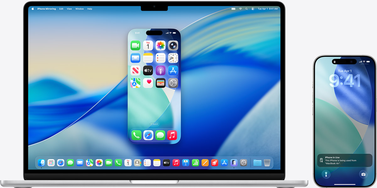 Continuity Camera using iPhone as Mac webcam