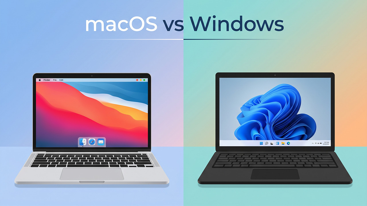 macOS vs Windows everyday tasks comparison