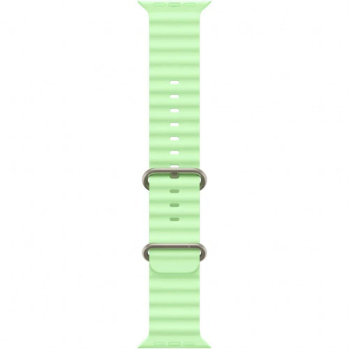 Apple Watch Ultra 3 (2025) 49mm, Natural Titanium, Ocean Band, Neon Green