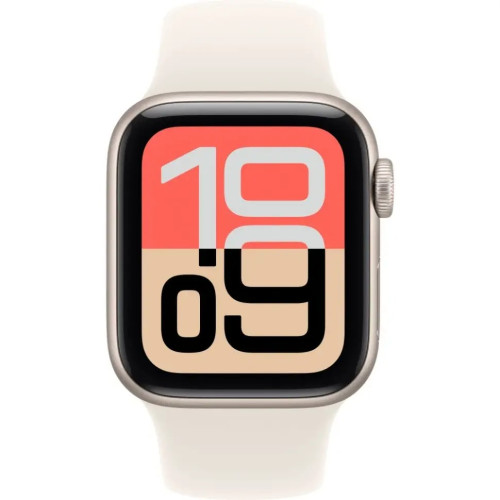 Apple Watch SE 3 (2025) 44mm, Aluminum, Starlight, Sport Band, Starlight