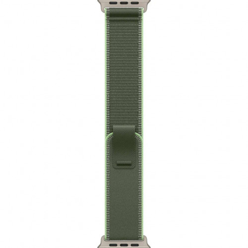 Apple Watch Ultra 3 (2025) 49mm, Natural Titanium, Trail Loop, Green/Neon