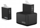 Charger + two batteries Enduro for GoPro HERO12 / 11 Black / HERO10 and HERO9