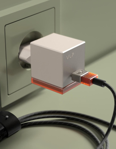 Wall charger VLP NEO 45 W USB-C, PD 3.2 AVS, QC, Amber gray