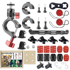 Accessory Kit for Mounting an Action Camera on the Handlebar KIT-M06