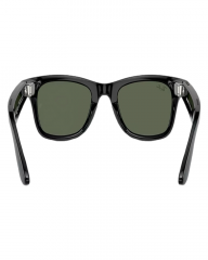 Ray-Ban Meta Wayfarer RW4006 (Glossy Black Frame, Green Lenses)