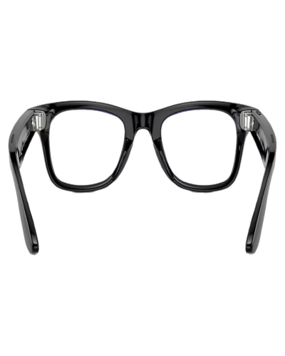 Ray-Ban Meta Wayfarer RW4006 (Glossy Black Frame, Clear Lenses)