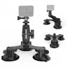 Triple suction cup + monopod 3 m Car