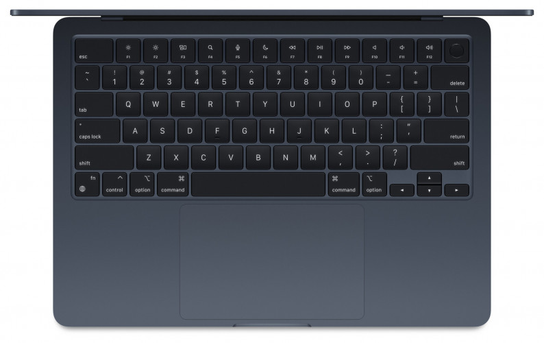 MacBook Air 13" M4 16GB, 256GB SSD, Midnight Black, MW123
