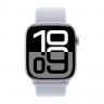 Apple Watch Series 10 42mm, Aluminum, Silver, Sport Band, Smoke Blue