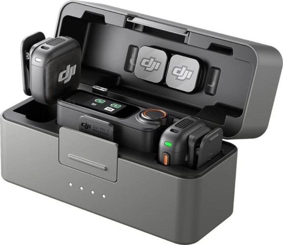 Wireless Microphone Kit DJI Mic 3 (2 TX + 1 RX + Charging Case)