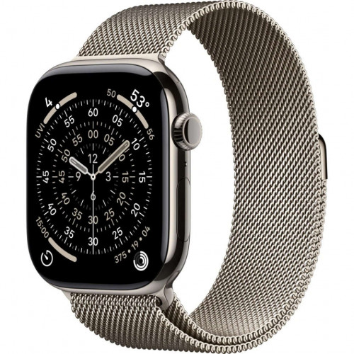 Apple Watch Series 11 46mm, Aluminum, Natural Titanium