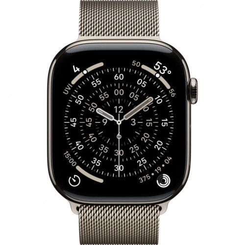 Apple Watch Series 11 46mm, Aluminum, Natural Titanium