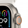 Apple Watch Ultra 2 GPS + Cellular 49mm, Titanium, Ocean Band, White