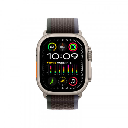 Apple Watch Ultra 2 GPS + Cellular 49mm, Titanium, Trail Loop, Blue/Black, S