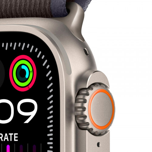 Apple Watch Ultra 2 GPS + Cellular 49mm, Titanium, Trail Loop, Blue/Black, S
