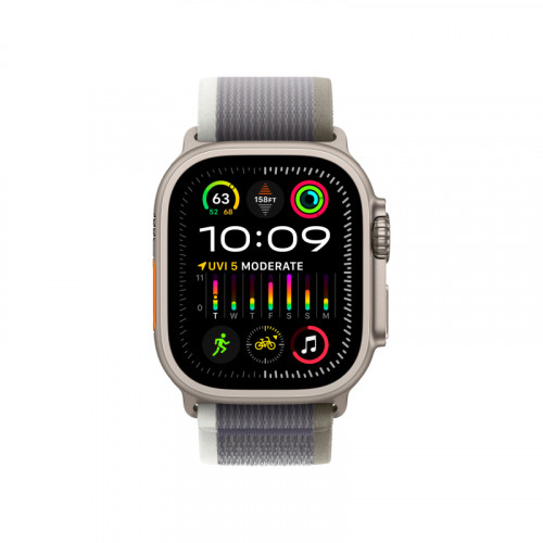 Apple Watch Ultra 2 GPS + Cellular 49mm, Titanium, Trail Loop, Green/Gray