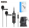 Dual lavalier microphone BOYA M1DM