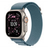 Apple Watch Ultra 3 (2025) 49mm, Natural Titanium, Alpine Loop, Light Blue