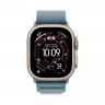 Apple Watch Ultra 3 (2025) 49mm, Natural Titanium, Alpine Loop, Light Blue