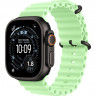 Apple Watch Ultra 3 (2025) 49mm, Black Titanium, Ocean Band, Neon Green