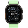 Apple Watch Ultra 3 (2025) 49mm, Black Titanium, Ocean Band, Neon Green