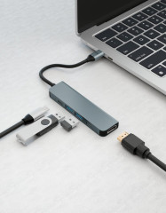 Adapter VLP Infinity USB-C Hub 5 in 1, graphite