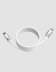 Data Cable VLP Force Line Magnet USB-C, 1.5m, 100W USB 2.0, white