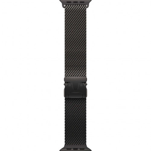 Apple Watch Ultra 3 (2025) 49mm, Black Titanium, Titanium Milanese Loop, Black