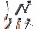 Monopod GoPro 3 Way Mount Grip/Arm/Tripod